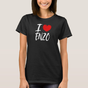 I Liebe Enzo Husband Son Boyfriend Vater Grandson T-Shirt