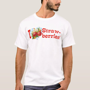 I Liebe Erdbeeren T-Shirt