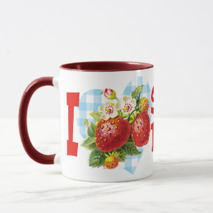 I Liebe Erdbeeren Tasse