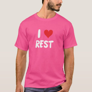 I Liebe Erholung - Nickerchen Schlafen Tired Res T-Shirt