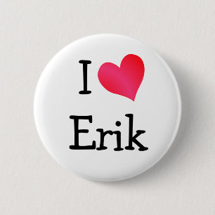 I Liebe Erik Button