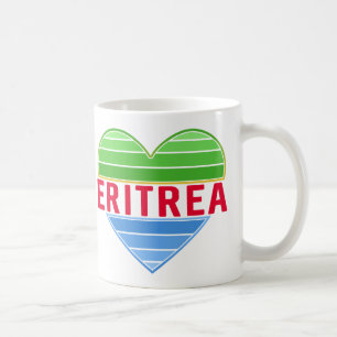 I Liebe Eritrea, Eritreer Herz Kaffeetasse
