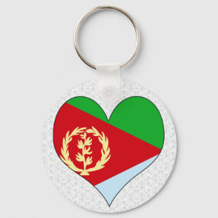 I Liebe Eritrea Schlüsselanhänger
