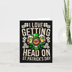 I Liebe Erreichbarkeit St Patricks Day Funny Naugh Karte
