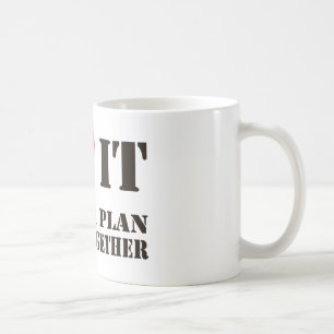 I Liebe es, wenn ein Plan… Ein-Team Tasse
