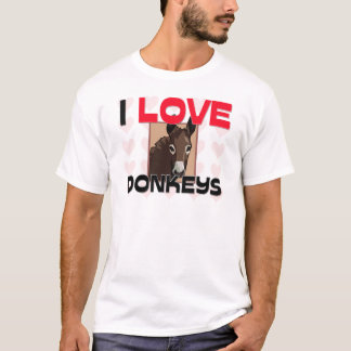 I Liebe-Esel T-Shirt