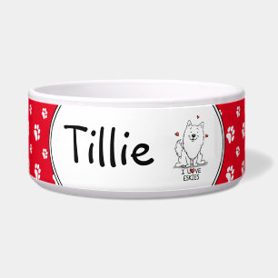 I Liebe Eskies I Liebe American Eskimo Hunde - Nie Napf