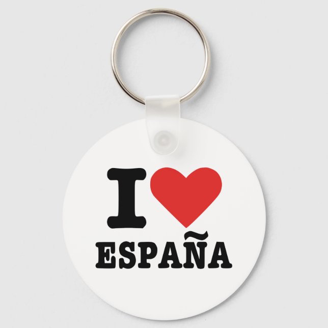 I Liebe España - Spanien Schlüsselanhänger (Vorderseite)