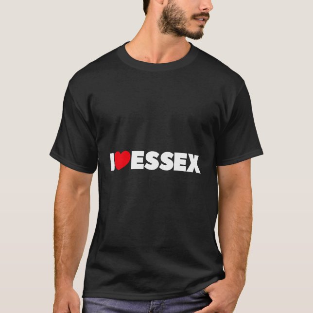 I Liebe Essex T-Shirt (Vorderseite)