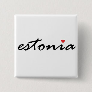 I Liebe Estland Button