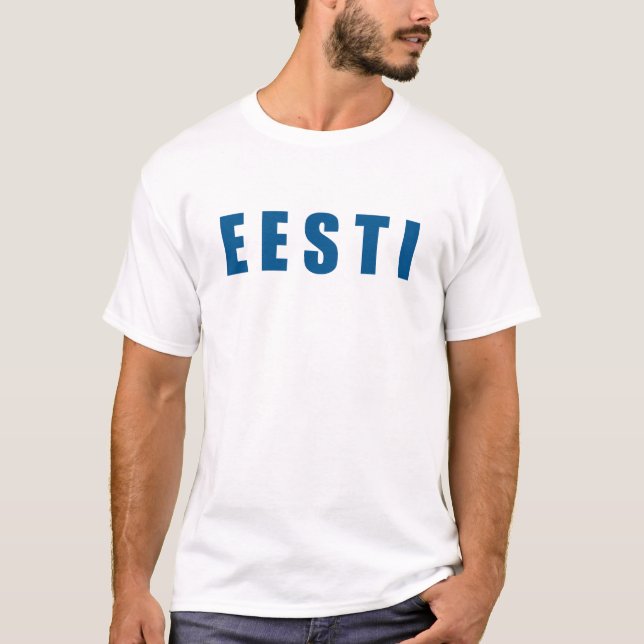 I Liebe Estland T-Shirt (Vorderseite)