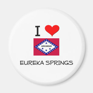 I Liebe EUREKA SPRINGS Arkansas Magnet