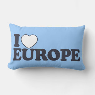 I LIEBE EUROPE-Kissen Lendenkissen