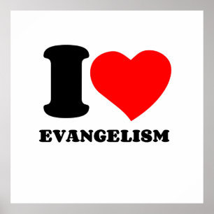 I LIEBE EVANGELISM POSTER