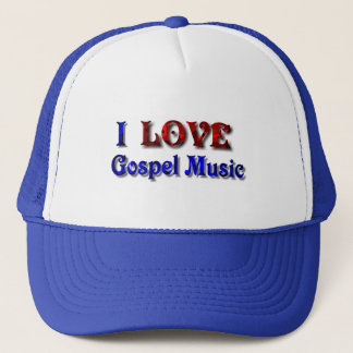 I LIEBE Evangelium Music-Hat-effect-1 Truckerkappe