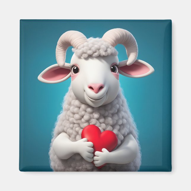 I Liebe Ewe Magnet (Vorne)
