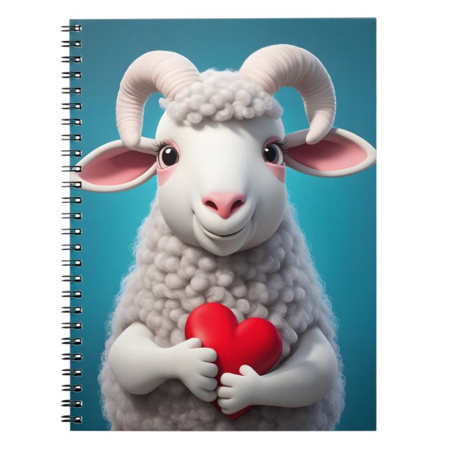I Liebe Ewe Notizblock (Vorderseite)