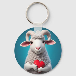 I Liebe Ewe Schlüsselanhänger