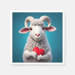 I Liebe Ewe Serviette