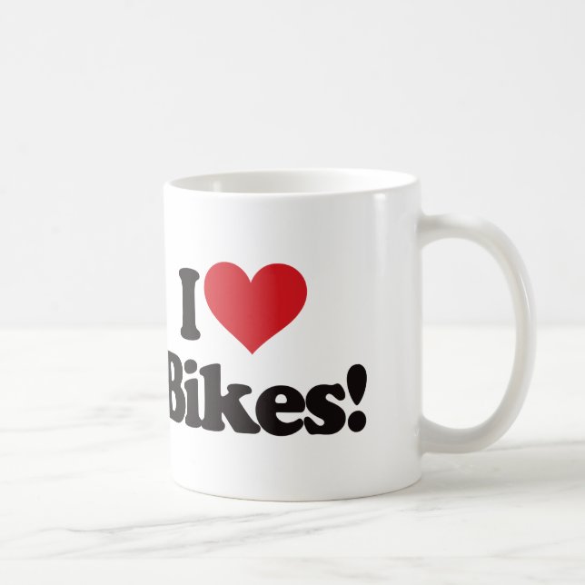 I Liebe-Fahrräder! Tasse (Rechts)