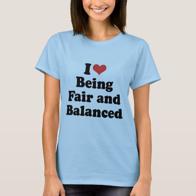 I LIEBE FAIR UND AUSGEWOGENE - .png T-Shirt (Vorderseite)