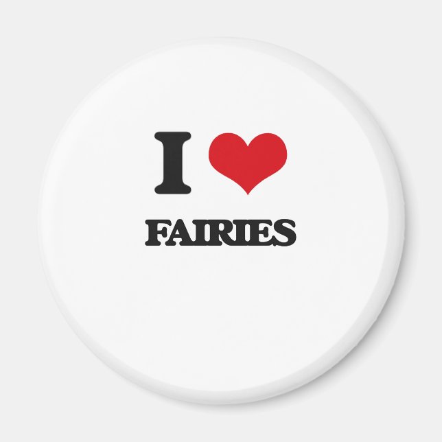 I Liebe Fairies Magnet (Vorne)