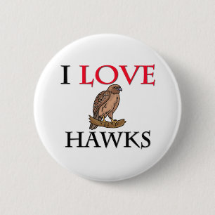 I Liebe-Falken Button