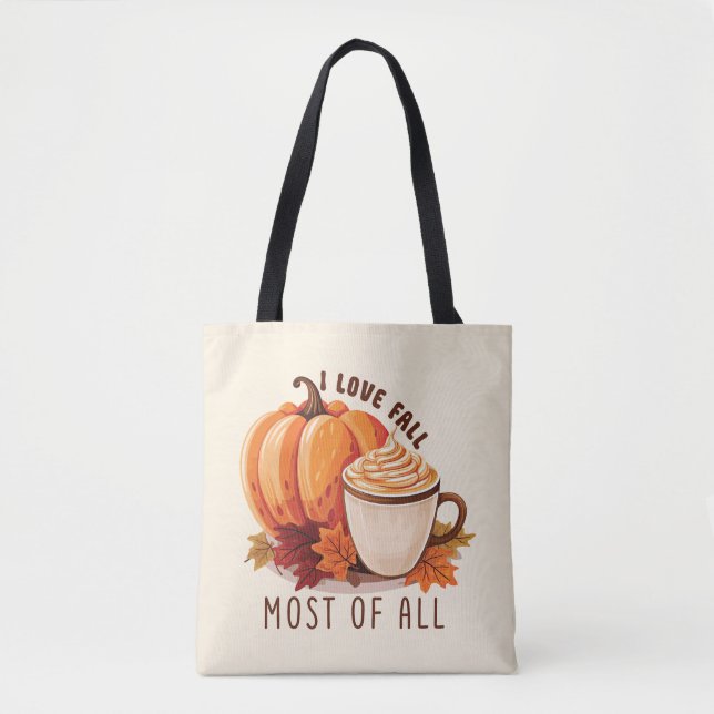 I Liebe Fall - Pumpkin und Pumpkin GewürzLatte (Vorderseite)
