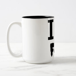 I Liebe Fall Zweifarbige Tasse