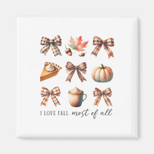 I Liebe fällt am meisten von allen Herbst Saison E Magnet