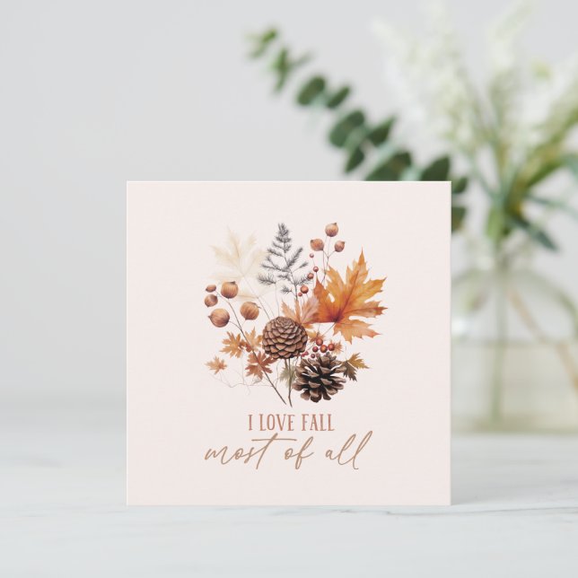 I Liebe fällt die meisten Blätter (Stehend Vorderseite)