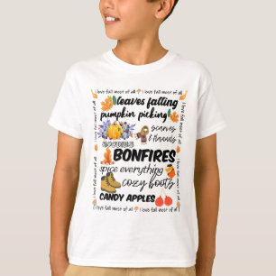 I Liebe fällt die meisten Herbstausgänge T-Shirt