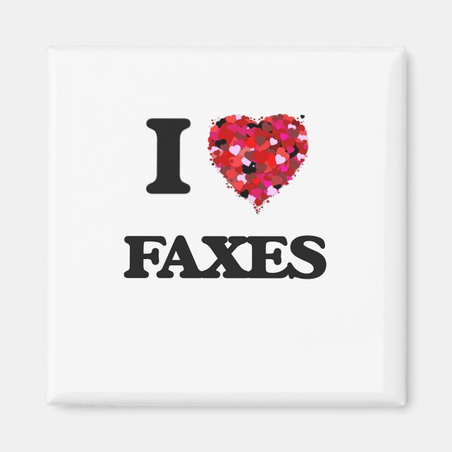 I Liebe Faxe Magnet (Vorne)