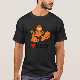 I Liebe Feet Cat Süße Tier Hausbesitzer T-Shirt