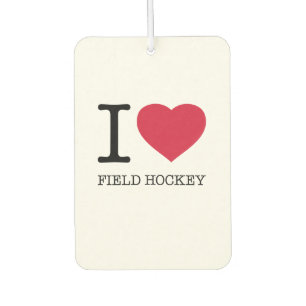 I LIEBE FELD HOCKEY AUTOLUFTERFRISCHER