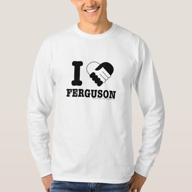I Liebe Ferguson zusammen T-Shirt (Vorderseite)