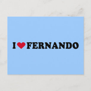 I LIEBE FERNANDO POSTKARTE
