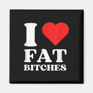 I Liebe Fett Es I Herz Fett Es Y2k Rotes Herz Magnet