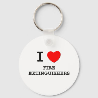 I Liebe Feuerlöscher Schlüsselanhänger