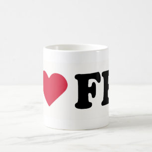 I LIEBE FEZ TASSE