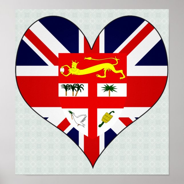 I Liebe Fidschi Poster (Vorne)