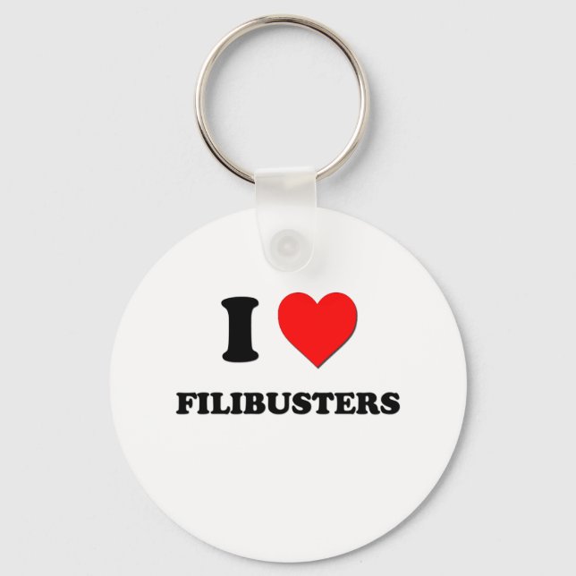 I Liebe Filibusters Schlüsselanhänger (Vorderseite)