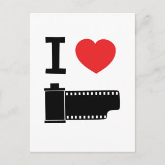 I Liebe Film Postkarte