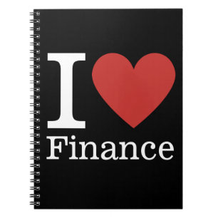 I ❤️ Liebe Finanzen - Finanzabteilung NOTEBOOK Notizblock