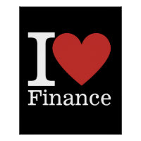 I ❤️ Liebe Finanzen - Finanzabteilung - Poster
