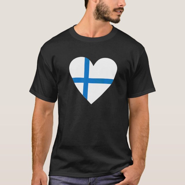 I Liebe Finnland T-Shirt (Vorderseite)