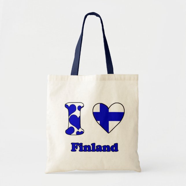 I Liebe Finnland Tragetasche (Vorne)
