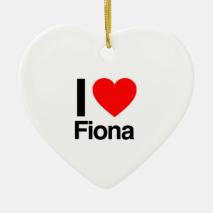 i Liebe fiona Keramik Ornament