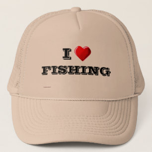 I Liebe FISCHEREI Truckerkappe