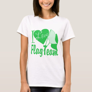 I Liebe Flag Team Green T-Shirt